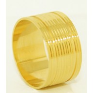 Aliança em Ouro Amarelo 18K Personalizado.